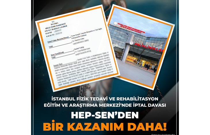 Fizik Tedavi Ve Rehabilitasyon Eğitim ve Araştırma Davası
